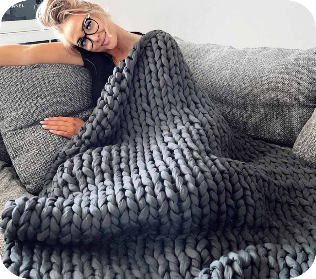 DreamWeave™ Weighted Knitted Blanket